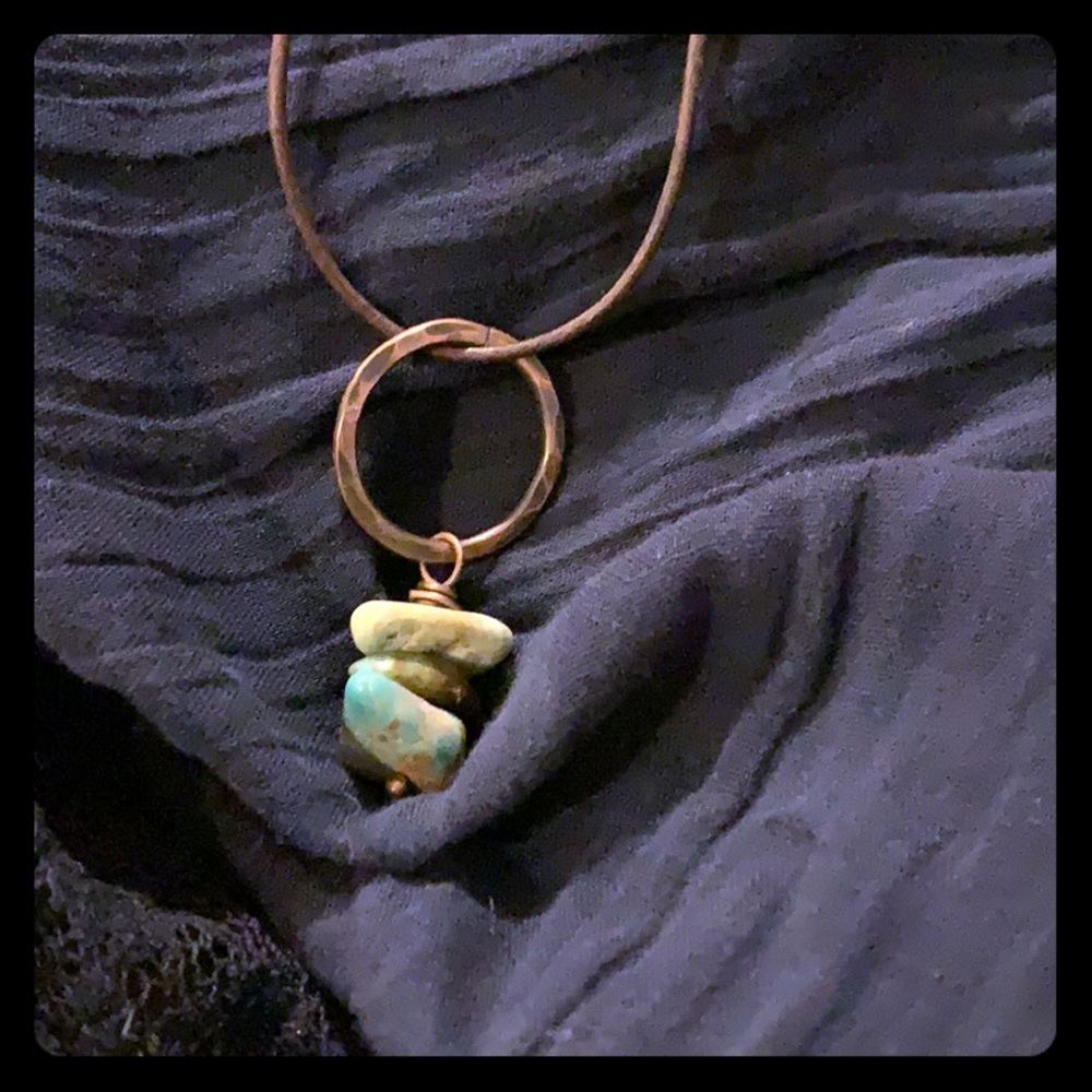🌙Natural turquoise drop necklace 🌙